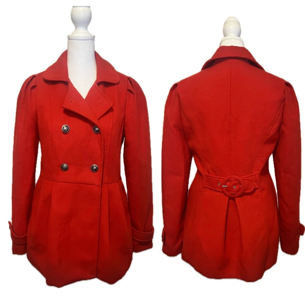 Red Peacoat